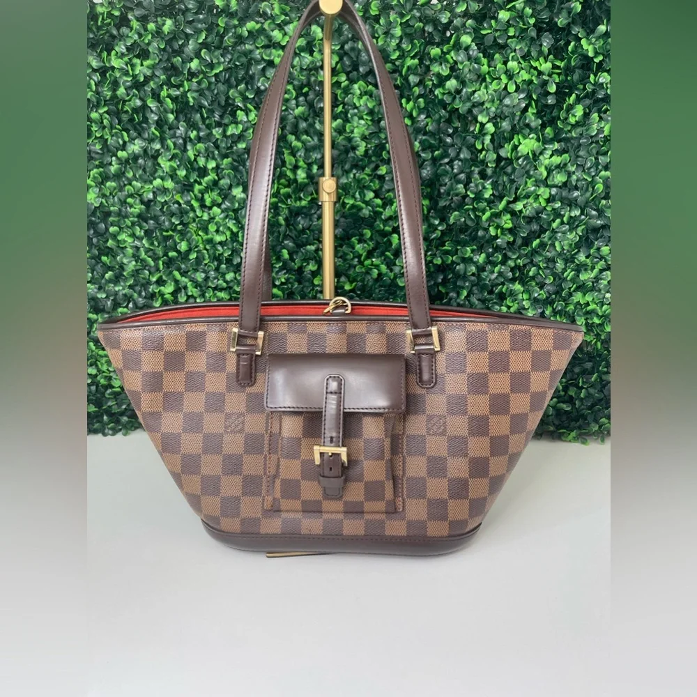 Louis Vuitton Damier Ebene Manosque PM Tote Bag - Picture 1 of 16
